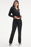 Gemini Big Bling Velour Hoodie