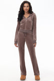 OG Big Bling Velour Hoodie - Juicy Couture